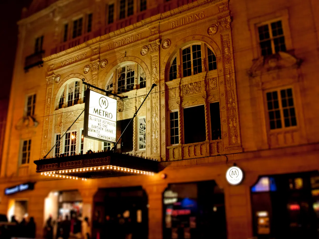 In this picture we can see the yellow building in the front. In the front bottom side there are...