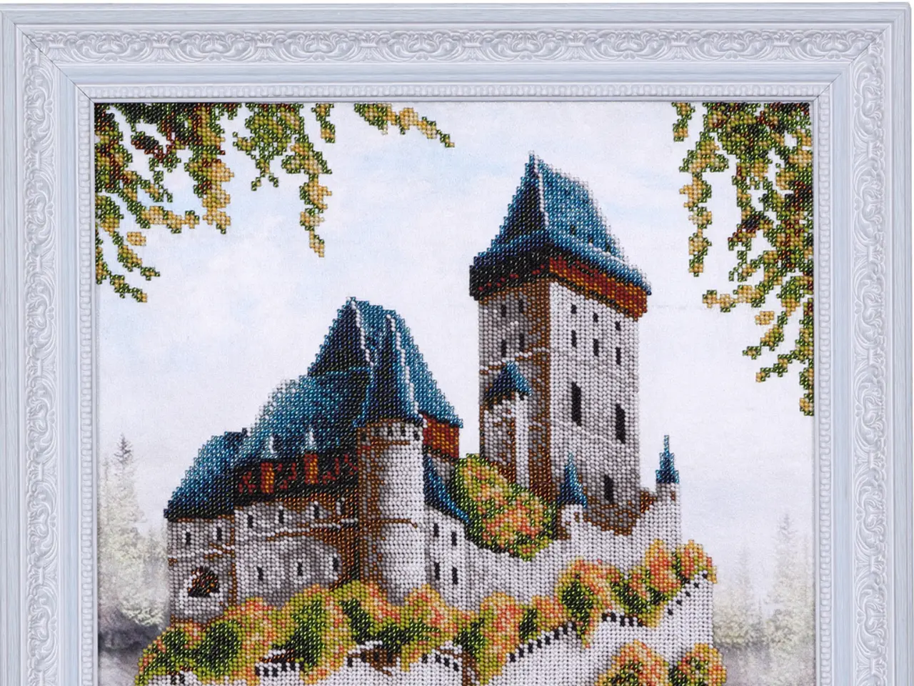 There is a frame of a house in the image.