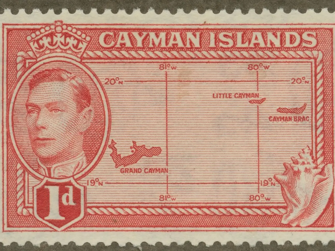 The image shows a stamp with a picture of a man's face on it, along with some text and numbers. The...