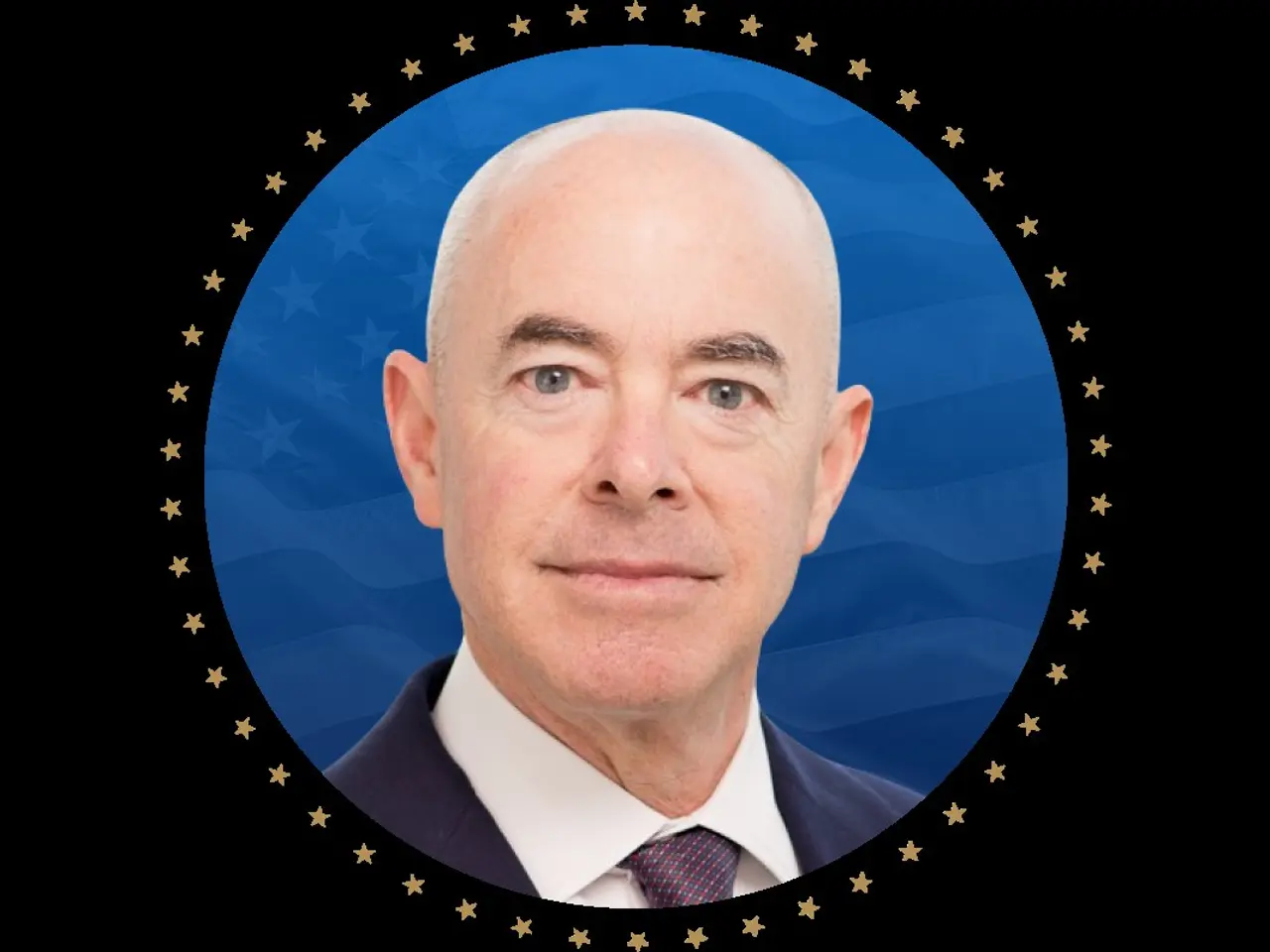 The image shows Jeff Bezos, the founder and CEO of Amazon, wearing a white shirt, blue blazer and...