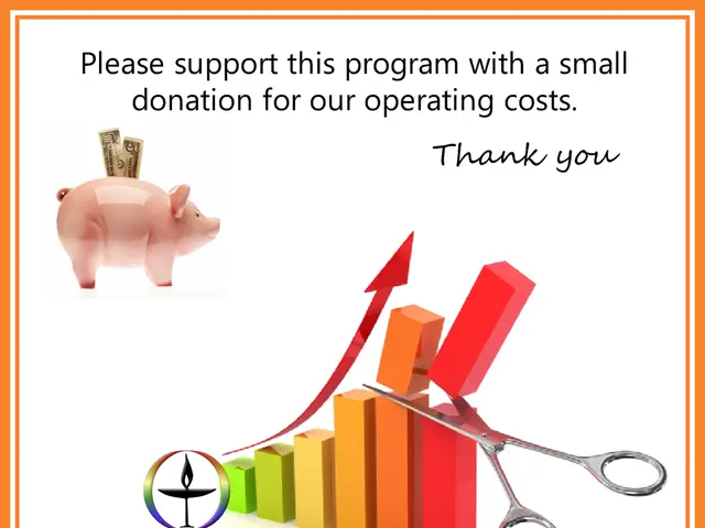 In this image I can see a poster in which I can see scissors which are silver in color, few...