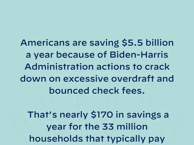 The image shows a poster with text and a logo that reads "Americans are saving $5.5 billion a year...