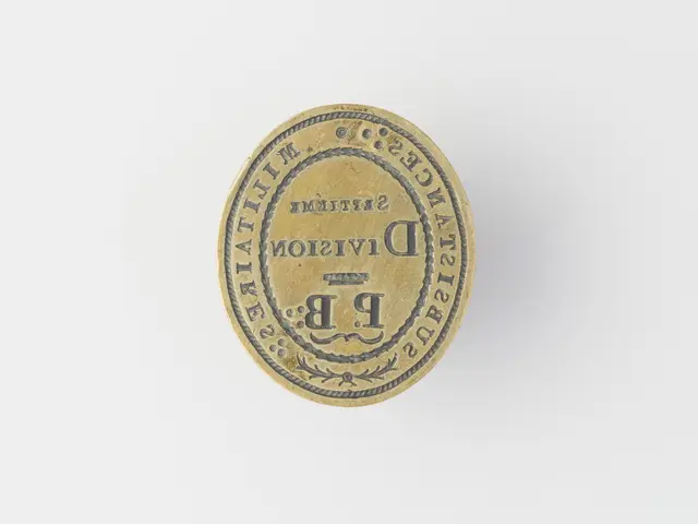 The image shows a gold coin with the word "Division" written on it against a white background.