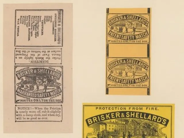 The image shows a paper with a few papers attached to it, each with text written on them. The text...